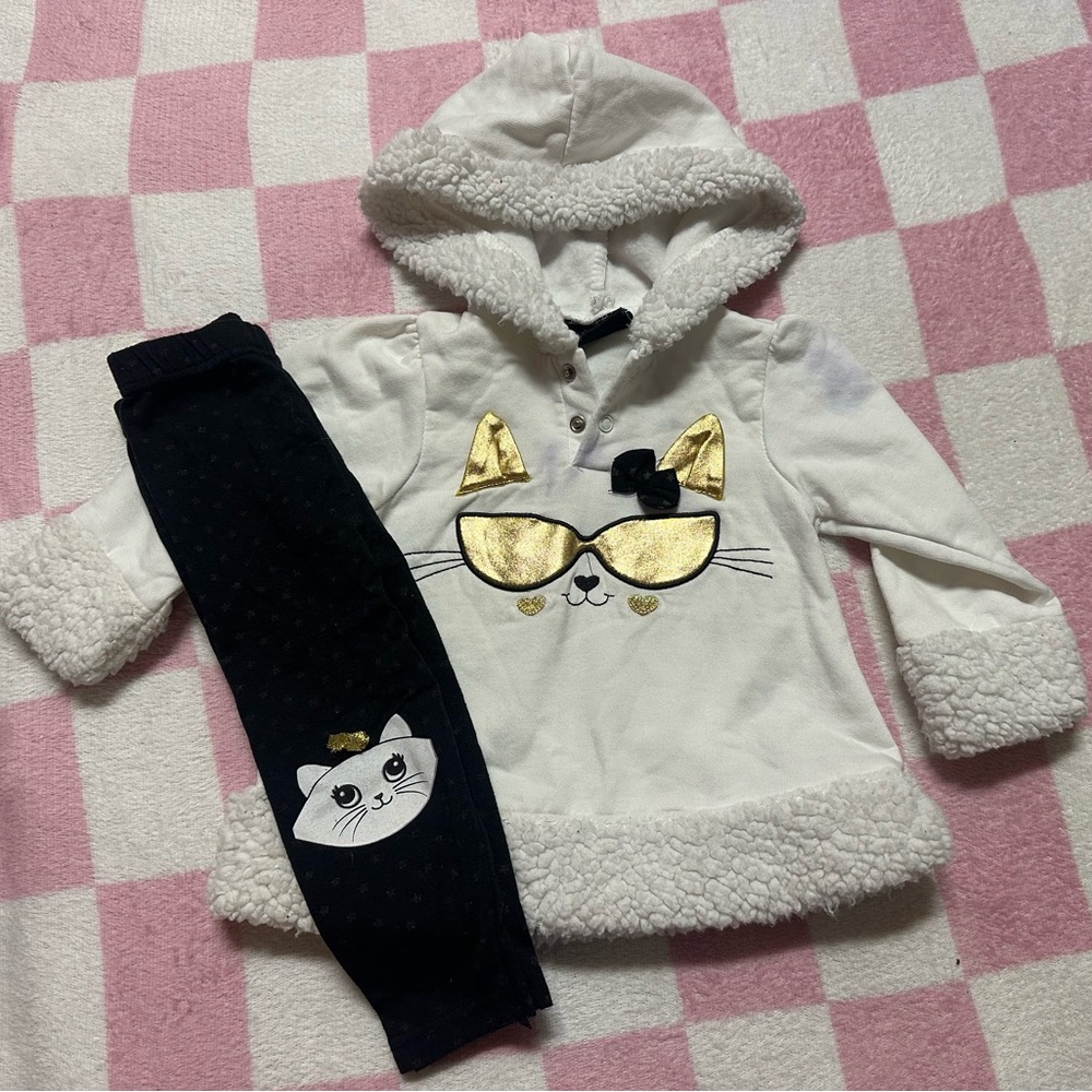 Adorable Cat-Themed Kids Matching Set